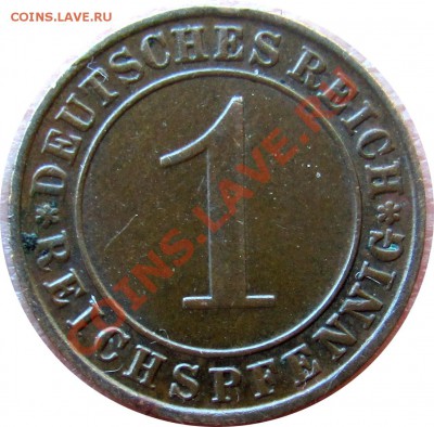 A99 Германия 1 пфенниг 1934D до 06.07 в 22°° - A99 1 1934D_1