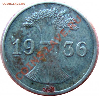 B01 Германия 1 пфенниг 1936A до 06.07 в 22°° - B01 1 1936A_2
