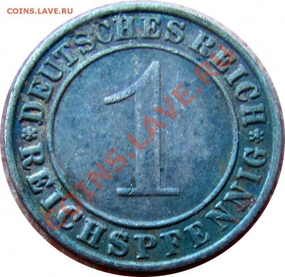 B01 Германия 1 пфенниг 1936A до 06.07 в 22°° - B01 1 1936A_1