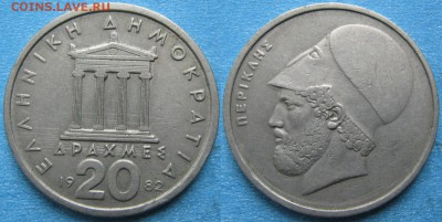 Греция 20 драхм 1982  до 16-06-19 в 22:00 - Греция 20 драхм 1982    A66