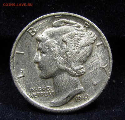 США 1 Дайм 1941г. с 200р. до 13.06.2019г. в 22:00 мск. - IMG_7972.JPG