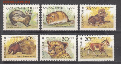 Казахстан 1993 фауна 6м** до 15 06 - 161 - копия