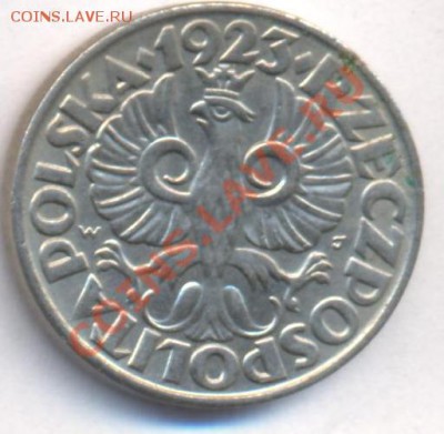 Польша 20 грош 1923 г.До 3.07.11 г. 22-00 МСК. - 20 грош