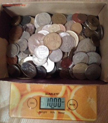 1 кг иностранных монет (лот №4) до 18.06.2019 в 22.00мск - lot4