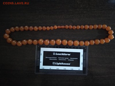 Винтажные янтарные бусы - 79