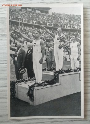 Фотооткрытка"Олимпиада 1936 г."3 рейх до 19.06. в 22.00 м - IMG_20190612_122943