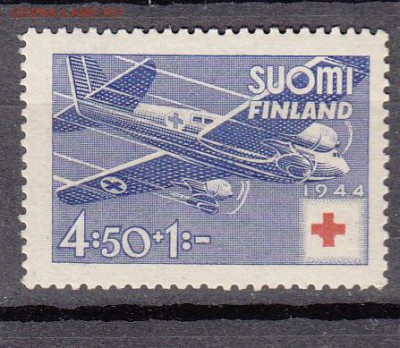 Финляндия 1944 1м ** самолет до 17 06 - 380