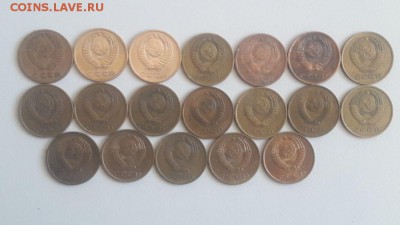 Погодовка СССР 61-91гг 3коп (20шт разные), до 18.06 - Ф 3коп 20шт-2