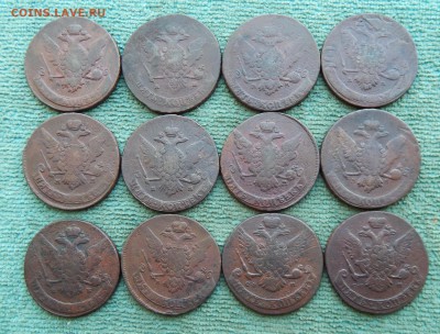 12 пятаков ММ-СПМ Екатерины 2, цена фикс - 12mm-2