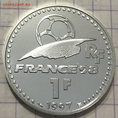 1 франк, 1997 год. Франция - 60B54C4A-0A23-4CE3-AE18-58B88DED1D82