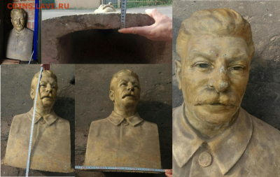 Бюст вождя (И. В. Сталин) из керамики (или чего-то похожего) - Бюст Сталина