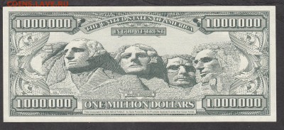 США 2002 сувенирная бона 1 млн до 20 06 - 14