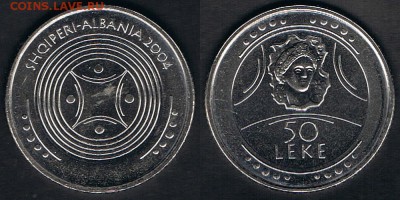 Албания 50 леков 2004 "Дуррес" 21.06.19 в 22:00 МСК - Albania_KM#90_15062019