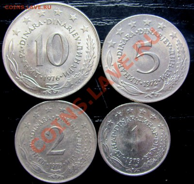 B23 Югославия подборка 4 шт. 1972-1978 до 08.07 в 22°° - B23 YUG 4 pcs_1