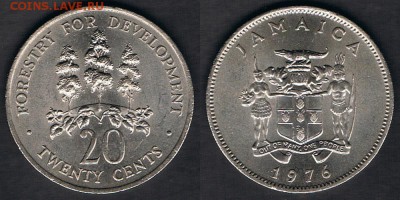 Ямайка 20 центов 1976 "ФАО" до 22.06.19 в 22:00 - Jamaica_KM#69_1976_16062019