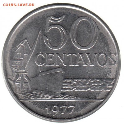 Бразилия 50 сентаво 1977 до 22.06 в 22.00 по мск - 27-2