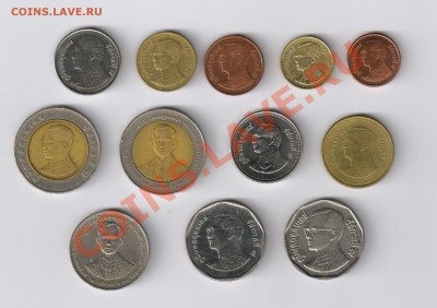 ТАИЛАНД-12 монет до 08.07.2011г 21-00 - 12 монет ТАИЛАНД