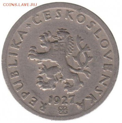 Чехословакия 20 геллеров 1927 до 22.06 в 22.00 по мск - 144-1