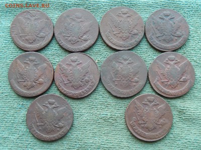 12 пятаков ММ-СПМ Екатерины 2, цена фикс - 10mm-2-1