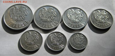 ГРУЗИЯ 4 монеты 1993, АРМЕНИЯ 8 монет 1994-96. 24.06.2019 - 070.JPG