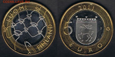 Финляндия 5 евро 2011 "Аландские о-ва" 25.06.19 22:00 - Finland_KM#177_19062019