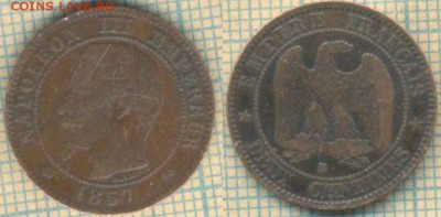 Франция 2 сантима 1857 г., до 26.06.2019 г. 22.00 по Москве - Франция 2 сантима 1857  6187