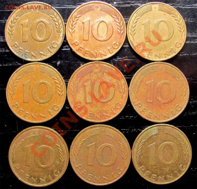 B24 Германия подборка 10 пф. - 9 шт. до 09.07 в 22°° - B24 10 pf 9 pcs_2
