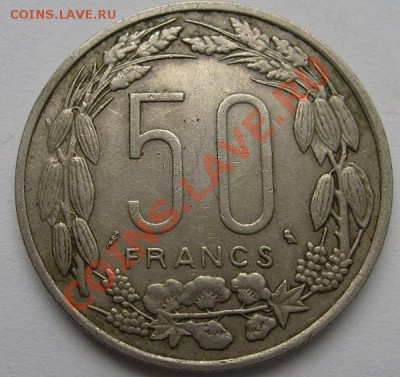 50 франков 1961 Центрально-африканская р-ка - S6300568.JPG