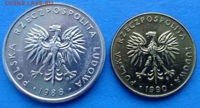 Польша - 10 злотых (2 монеты разных лет) до 26.06 - люкс польша 014