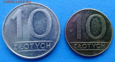 Польша - 10 злотых (2 монеты разных лет) до 26.06 - люкс польша 013