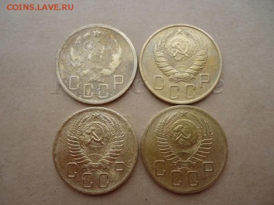 5 копеек  1935,46,52,56 года ( 4 шт ) до 22.06.19  22-00 МСК - 2