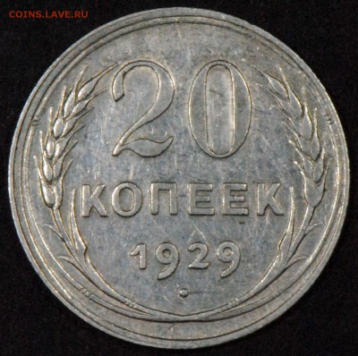 20 копеек 1929. Со 100. До 24.06 - 003