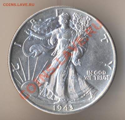 HALF DOLLAR 1942 красивая ,оценка - 10