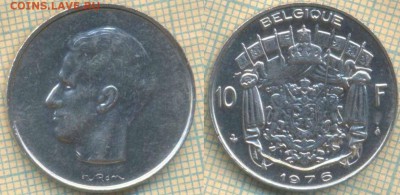 Бельгия 10 франков 1976 г., до 27.06.2019 г. 22.00 по Москве - Бельгия 10 франков 1976  6210