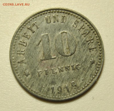 10 пфеннигов 1919 год Нотгельд 23.06.2019 в 22-00 мск - DSC_7501.JPG
