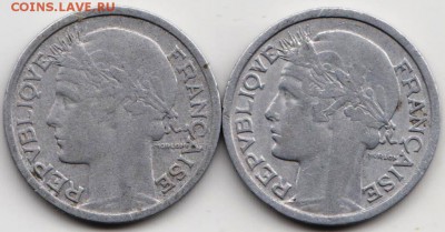 Франция 1 франк 1946, 1947 г. до 24.00 28.06.19 г. - 007