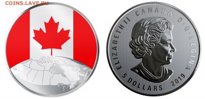 НОВОСТИ - Canada_5_dollars_2019_Glow-in-the-Dark