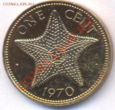 Багамские о-ва 1 цент 1970 г.До 5.07.11 г. 22-00 МСК. - Багамы 70.1