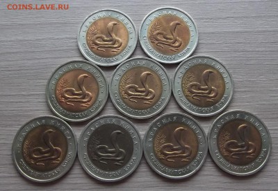 ((КК)) 5 + 10 рублей 1991-1992 года (35 штук) фикс цена - red22209.JPG