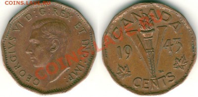 Канада, 5 центов 1943 - до 21-00мск 05.07 - can-5c-1943