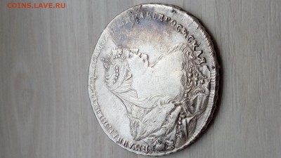 Рубль 1737 серебро - 20190624_111005