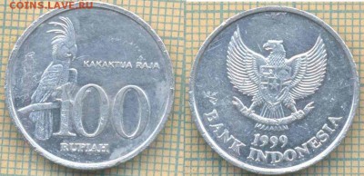 Индонезия 100 рупий 1999 г., до 01.07.2019 г. 22.00 по Москв - Индонезия 100 рупий 1999 6439