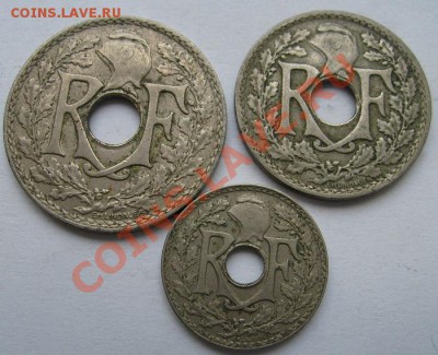 лот сантимов 5,10,25 192-1935  Франция до 7 июля 23-00 мск - S6300572.JPG