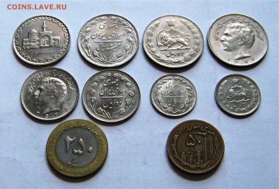 ИРАН 10 монет 1960-1995. 01.07.2019 - 054.JPG