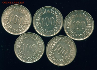 ФИНЛЯНДИЯ 100 марок 1956-1958гг 5 штук до 27.06.19г 22.00 - Копия (6) Image2