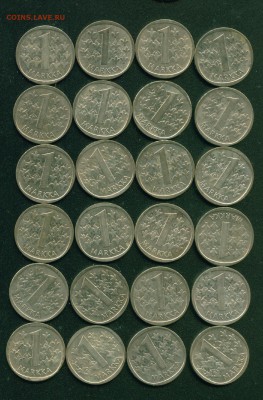 ФИНЛЯНДИЯ 1 марка 1964-1966гг 26 штук до 27.06.19г 22.00 МСК - Копия (4) Image4
