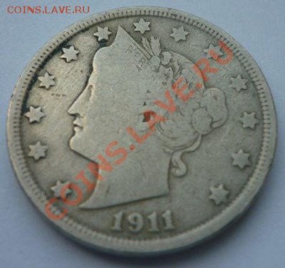 Лот №19. 5 центов США 1911г до 09.07.11, 22-30 - L1911_11