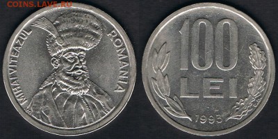 Румыния 100 лей 1993 "Михай Храбрый" 03.07.19 22:00 - Romania_KM#111_1993_27062019