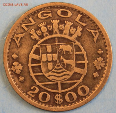 С РУБ. ПОРТУГАЛЬСКАЯ АНГОЛА 20 эскудо 1952г  до 3.07 в 22-00 - IMG_7969.JPG