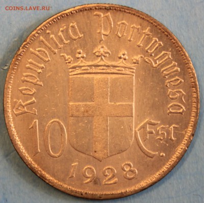 С РУБ. ПОРТУГАЛИЯ 10 эскудо 1928г. ВСАДНИК  до 3.07 в 22-00 - IMG_7976.JPG